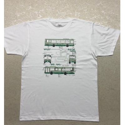 金剛バス　レガシーTシャツ　Lサイズ(ホワイト)【1692792】