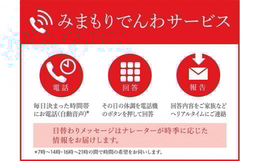 
            郵便局のみまもりサービス 「みまもりでんわサービス」（携帯電話）（12か月）
          