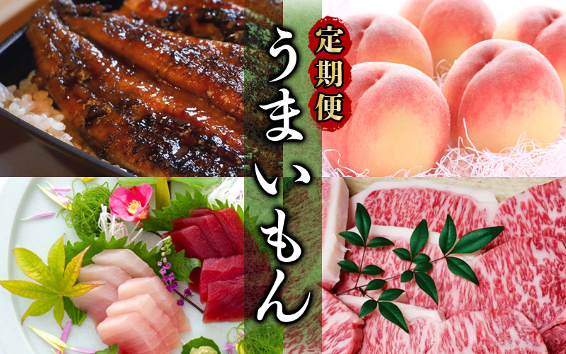 
【新宮市】全6回 うまいもん定期便 / うなぎ 鰻 ウナギ 国産 和牛 牛肉 サーロイン ステーキ 肉 牛肉 熊野牛 冷凍 もも モモ 桃 まぐろ マグロ 鮪 天然 サブレ ドーナッツ 洋菓子 産直 特産品 ご当地 人気
