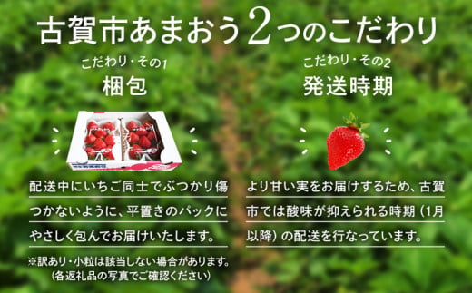 【2025年2月～3月順次発送予定】 あまおう 合計約1,080g 約270g×4パック