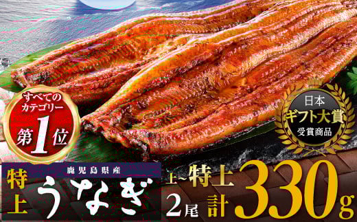 鹿児島県産うなぎ長蒲焼2尾