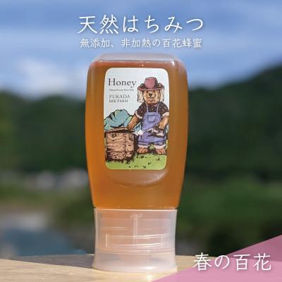 ふるさと納税 美濃市 【先行予約】300g 深田養蜂の天然蜂蜜 国産蜂蜜 非加熱 生はちみつ 岐阜県 美濃市産 春 A9