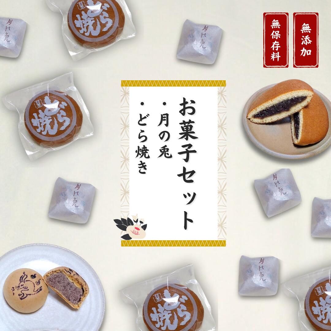 【ふるさと納税】大黒屋お菓子セット（月の兔・どら焼き）　良寛さまお菓子本舗 大黒屋