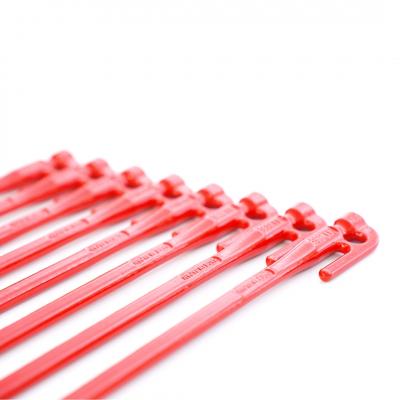 ふるさと納税 三条市 鍛造ペグ エリッゼステーク28cm 8本セット レッド アウトドア[村の鍛冶屋]【013P047】 |  | 01