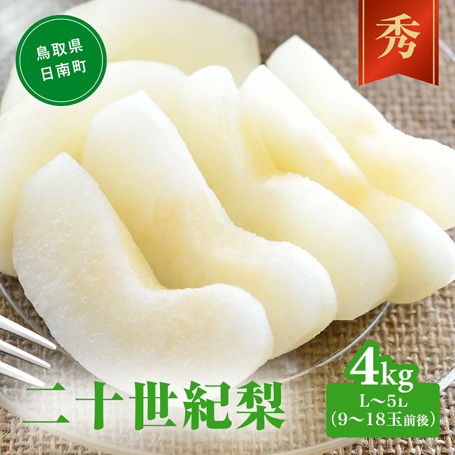 【ふるさと納税】【令和9年産先行予約】2027年 二十世紀梨 秀 4kg L～5L (9～18玉前後) 梨 なし フルーツ 鳥取 高間商店