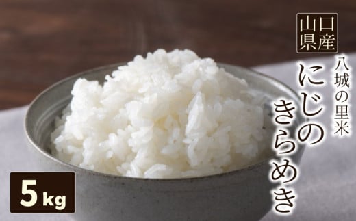 【先行予約】【1回お届け】にじのきらめき 精米 5kg
