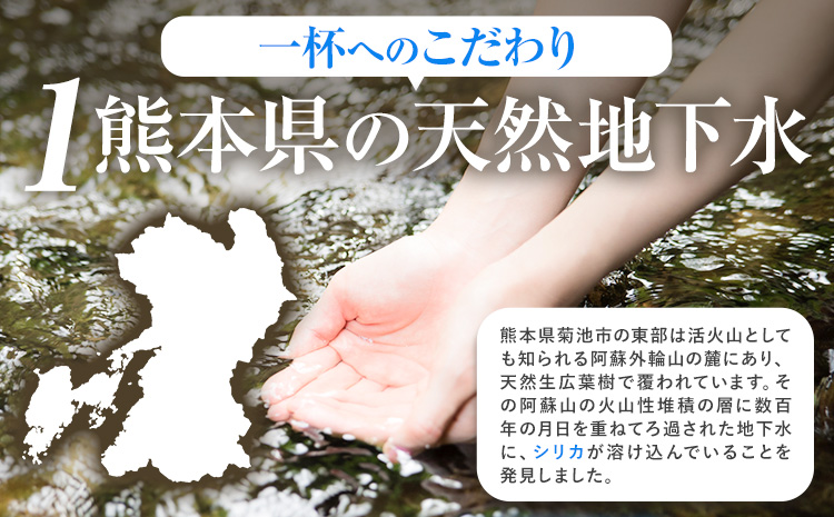 【6ヶ月定期便】 水 シリカ水 500ml × 24本 × 年6回 有限会社七城町特産品センター メロンドーム 《お申し込みの翌月から出荷》 熊本県 菊池市 水 軟水 飲料 ドリンク 清涼飲料水 天然