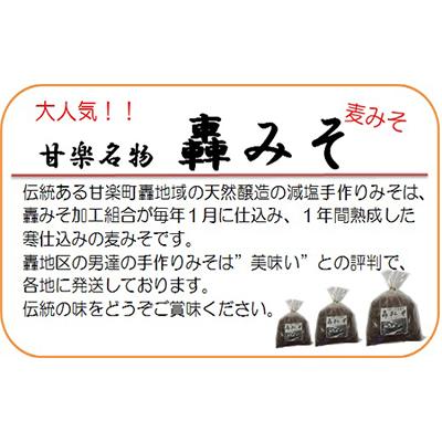 ふるさと納税 甘楽町 甘楽名物　轟みそ(とどろくみそ)　1.8kg |  | 02