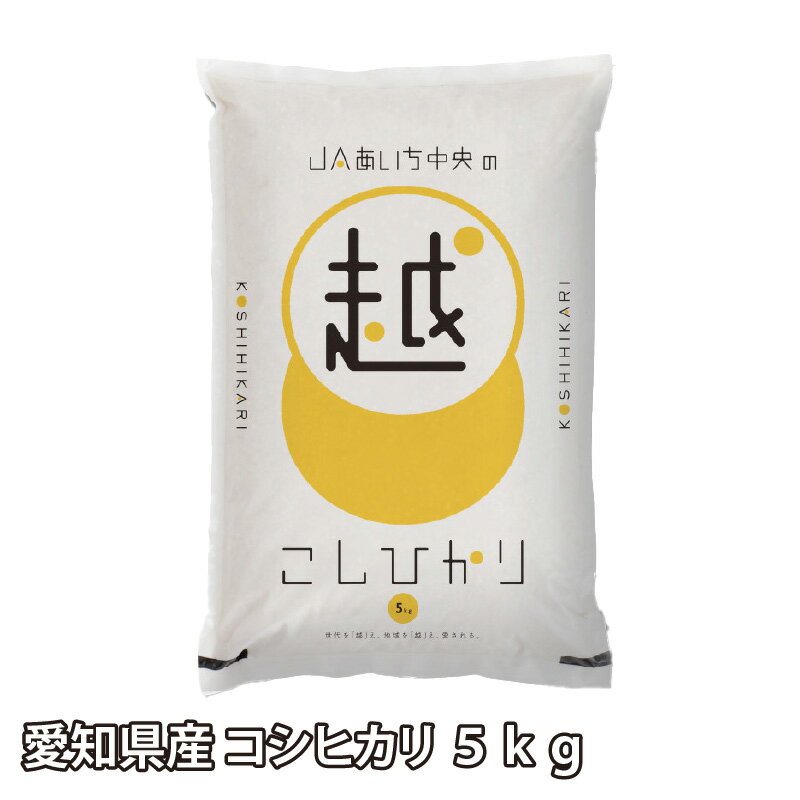 【ふるさと納税】愛知県産 コシヒカリ 5kg 【 令和6年度産 】お米 米 精米 白米 こしひかり ブランド米 芳醇な香り 贈り物 贈答 ギフト プレゼント お土産 お取り寄せ 国産 生鮮食品 食品 おにぎり 寿司 シャリ 常温配送 送料無料