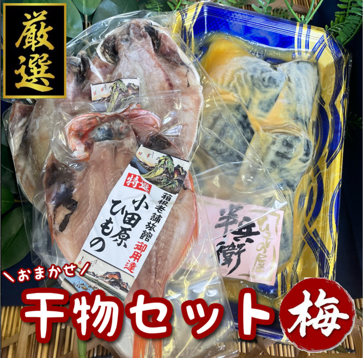 厳選！小田原の旬の干物セット 梅【 まぐろや 神奈川県小田原市 】 142069_DQ163