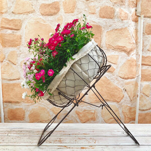 【全4回定期便】 【オンライン決済限定】 花 ウェルカム レンゲローズ リング 植え 生花 自然 お花 植物 フラワー ギフト ガーデニング 飾り 庭 ベランダ 壁掛け 贈り物 おすすめ オススメ 静