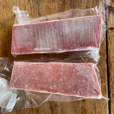 ふるさと納税 小田原市 天然本鮪 赤身  約200g×2柵 貴重な天然まぐろの赤身の部位【天身】を使用【神奈川県小田原早川 |  | 02