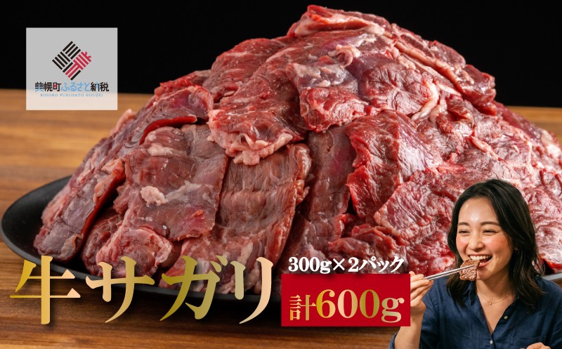 
                  牛サガリ 焼肉用 300g×2p 冷凍 真空パック 小分け ふるさと納税 人気 おすすめ ランキング 牛肉 肉 牛サガリ サガリ ハラミ 焼肉 焼肉用 焼肉用牛肉 牛 焼肉 BBQ プレゼント ギフト 贈答 贈り物 北海道 美幌町 【配送不可地域：離島】
                