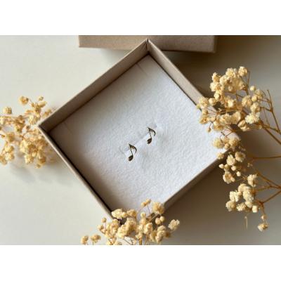 ふるさと納税 甲府市 Pt900(2番)音符モチーフピアス地金(PE8041) |  | 01