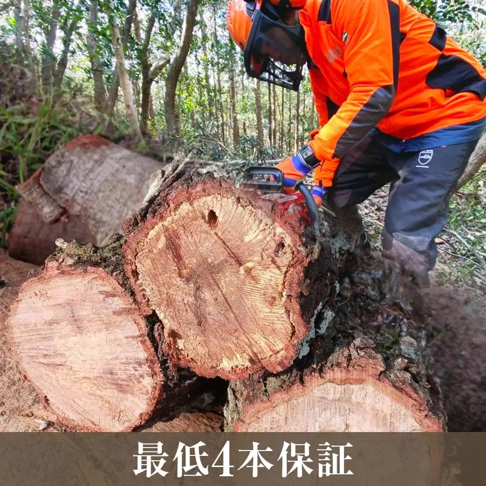 ウバメガシ極太薪 10kg 直径約10cm 最低4本保証 うばめがし【R01658】