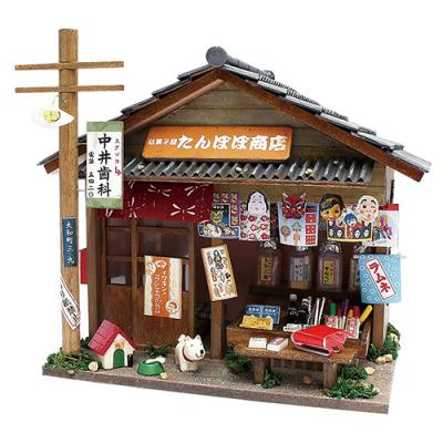ふるさと納税 池田市 昭和シリーズ 駄菓子屋さん ドールハウスキット