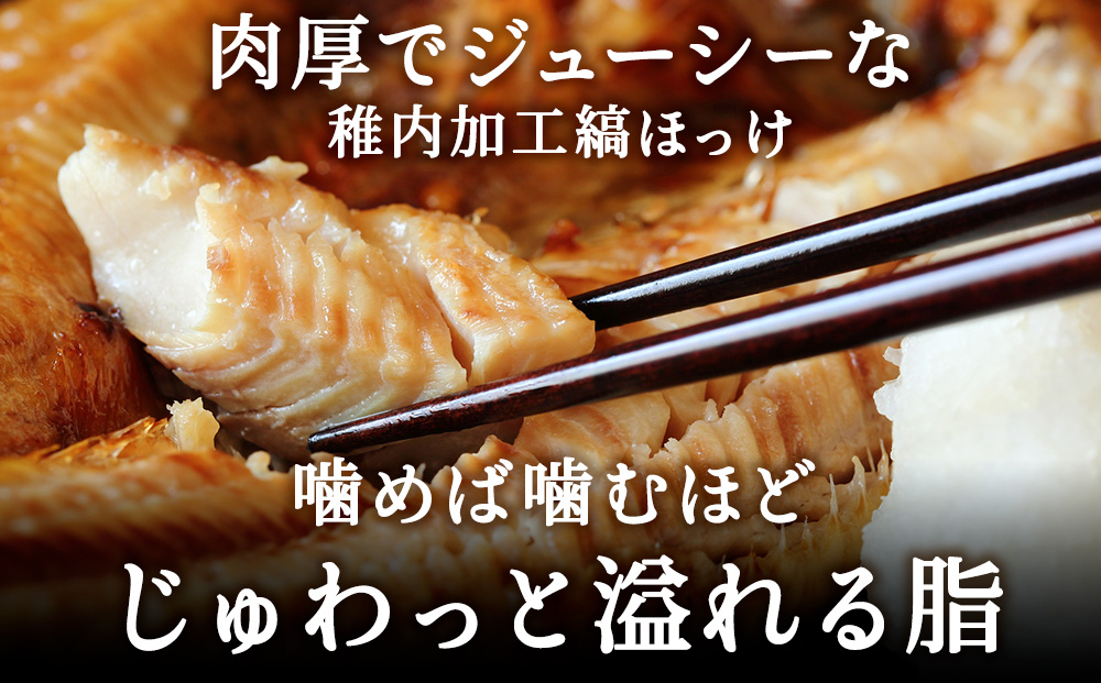 【北海道 の 居酒屋 気分】一夜干し 縞ホッケ（半身2枚入）×3パック
