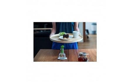 Round Rays Tray L ホワイトアッシュ White Ash  ｜トレー プレート お皿 皿 食器 インテリア