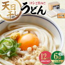 【ふるさと納税】【12回定期便】完全天日干し製法！江田島のうどん たっぷりセット バラ 700g×6袋 麺 ギフト プレゼント 料理 広島 200000円 江田島市/迫製麺所[XAM020]