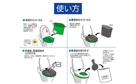 非常時トイレ　ベンリー袋Ｇ　10回分　防臭袋プラス（×2セット）　広島県福山市/株式会社ケンユー　携帯トイレ 非常用トイレ 車載トイレ ポータブル 簡易 使い捨て 防災 災害用 緊急 避難所 断水時 