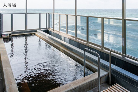 天然温泉 海辺の湯　日帰り温泉ペア個室利用券（平日限定）
