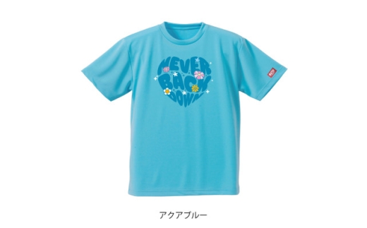 JTTA公認　卓球ユニフォーム＜男女兼用(ドライ):XXLサイズ＞ネバーバックダウンA　アクアブルー【1658708】