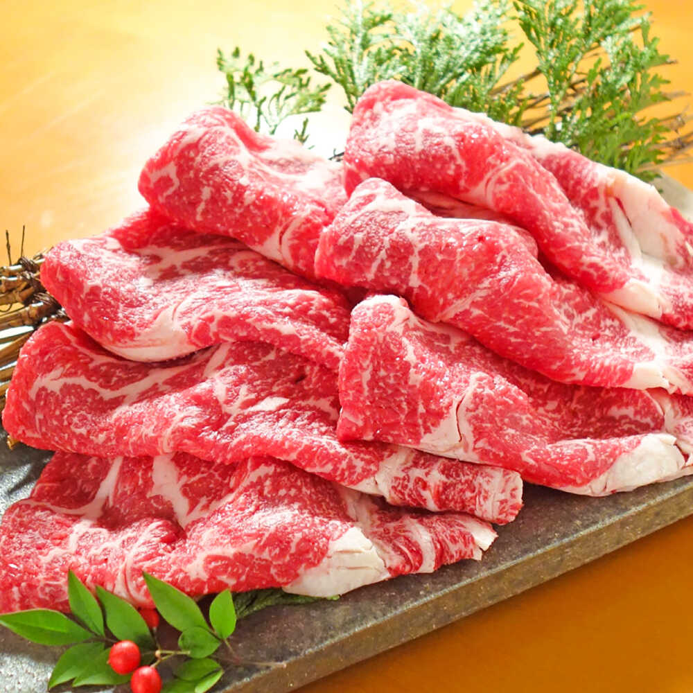 【ふるさと納税】【限定数量】熊本和牛あか牛リブローススライス 約400g【有限会社　三協畜産】[BHAS003]