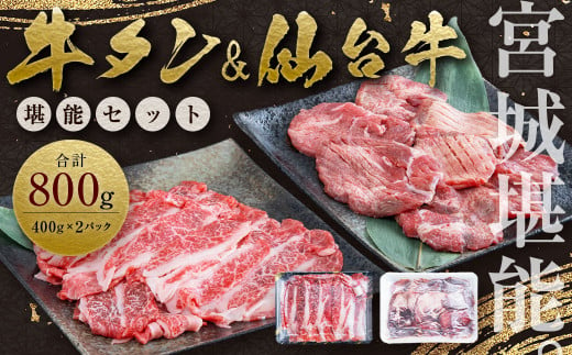 
お肉の宮城県堪能セット 計800g　【04203-0615】
