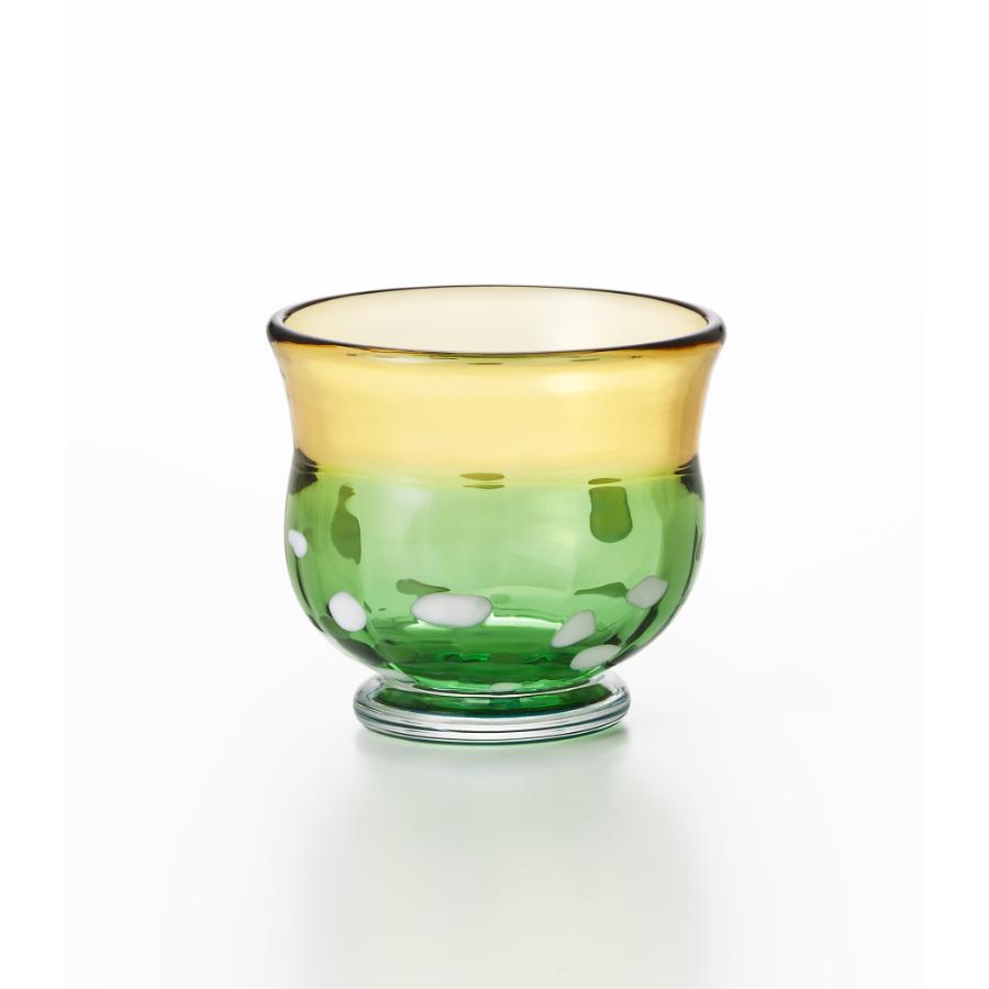 ＜津軽びいどろ＞盃12か月コレクション【9月】月見