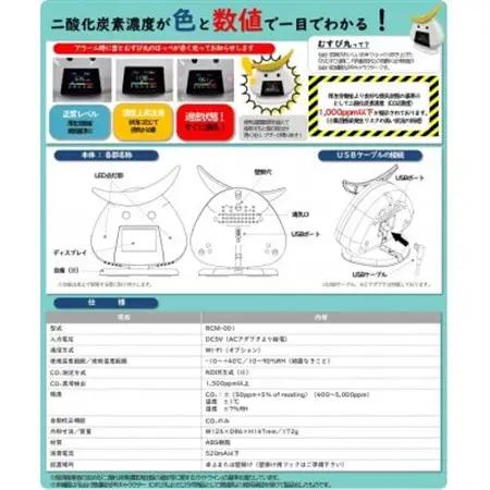 CO2モニター 快傑!むすび丸 RCM-001_雑貨・日用品 ご当地キャラクター    家電製品   _【1576823】