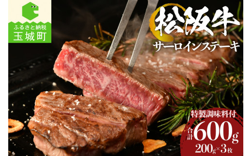 松阪牛サーロインステーキ200g×3枚