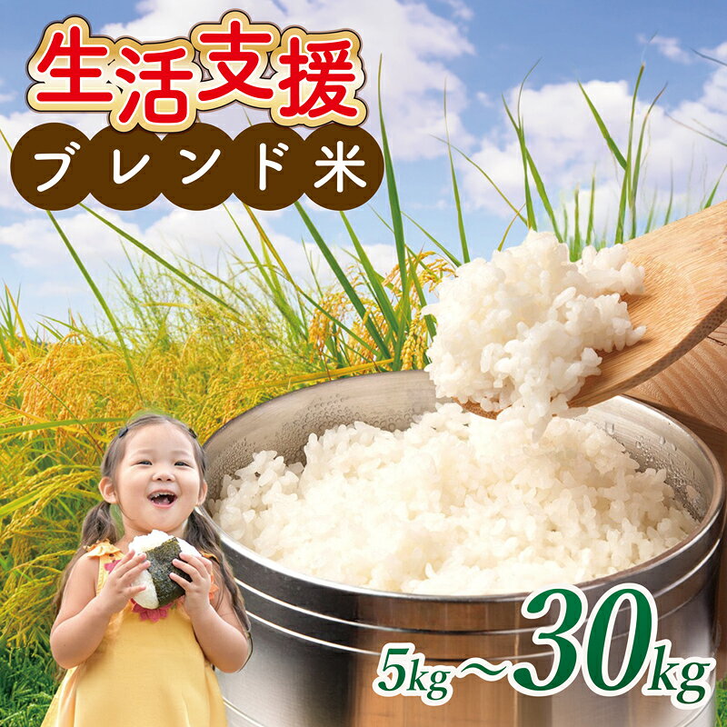 【ふるさと納税】 【訳あり】 近江ブレンド米 白米 5kg 10kg 20kg 30kg 国産 お米 米 こめ ご飯 ごはん 選べる 容量 小粒 中粒 生活応援米 生活支援米 ブレンド ブレンド米 特選 規格外 SDGs 訳あり 訳アリ ワケアリ 滋賀 愛荘
