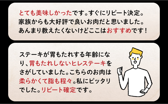 【3回定期便】 ヒレ ステーキ 長崎和牛 約900g （ 6枚 ） ＜株式会社 黒牛＞ [CBA010] 西海市 ヒレステーキ ヒレ ひれ ステーキ 和牛 長崎和牛