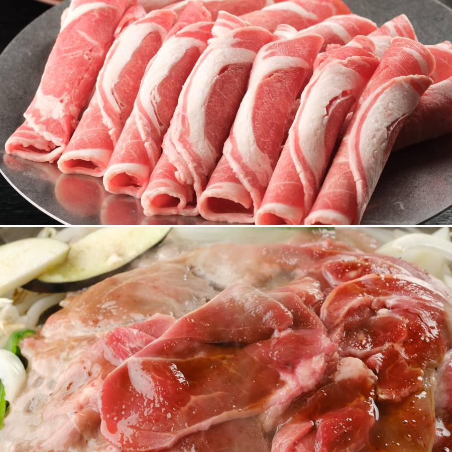 ＜沙流苑＞ラムスライス＆ラムしゃぶセット 計1.6kg