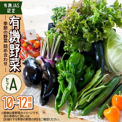 ふるさと納税 北広島市 【有機JAS認定】有機野菜セットA 季節の野菜 詰め合わせ(10〜12種類)