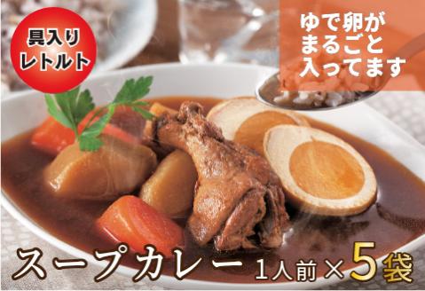 【A5-323】具材たっぷりチキンスープカレー 5袋入り