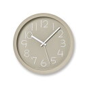 【ふるさと納税】CHALK / ベージュ（NY18-08 BG） レムノス Lemnos 時計　【工芸品 装飾品 民芸品 工芸品 伝統技術 インテリア】　お届け：※申込状況によりお届け迄1～2ヶ月程度かかる場合があります。