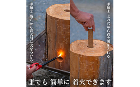 スウェーデントーチ Sサイズ 2時間以上燃焼（1本） 簡単着火 高火力 バーベキュー アウトドア 焚き火 