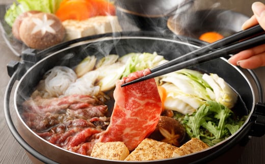 【12ヶ月定期便】くまもとあか牛リブロース すき焼き用1.0kg（500g×2）
