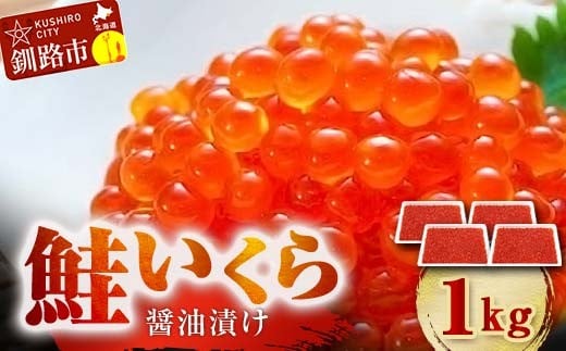 
            鮭 いくら 醤油漬け 250g×4パック（アメリカ産） 計1kg 北海道 釧路 ふるさと納税 いくら イクラ 丼 ごはんのお供 魚介類 海鮮 魚卵 海産物 F5F-0100
          