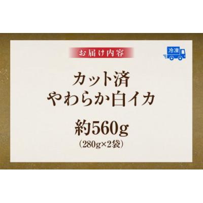 ふるさと納税 香美町 カット済 やわらか白イカ(生凍結)280g×2袋(冷凍) |  | 02