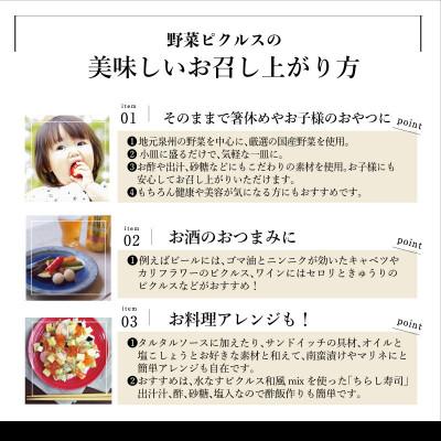 ふるさと納税 泉佐野市 いずみピクルス定番ピクルス4本セット ギフト箱入 いずみピクルス NSW 099H3531 |  | 01