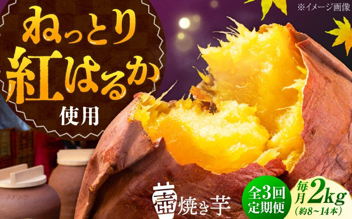 
                  【全3回定期便】ねっとり濃厚！てくてくの壺焼き芋 2kg｜焼き芋 さつまいも サツマイモ 紅はるか 安納芋 さつまいもスイーツ 芋スイーツ 和菓子 お菓子 おやつ お取り寄せ ギフト 贈答 贈り物 プレゼント 人気 高品質 おすすめ 手土産 定番 菓子 自宅用 おやつ ねっとり 広島県産 冷凍 健康 美容 ダイエット 食物繊維 腸活 リピート 江田島市/峰商事合同会社[XAD051]
                