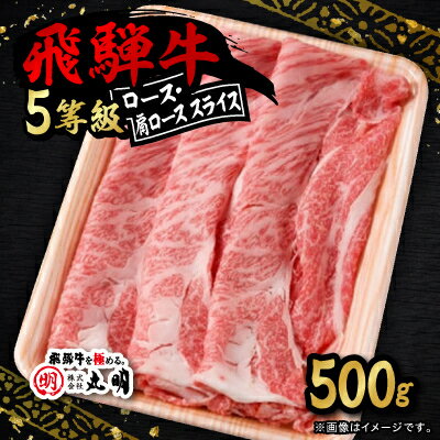 【ふるさと納税】ロース・肩ロース スライス500g【配送不可地域：離島】【1713314】