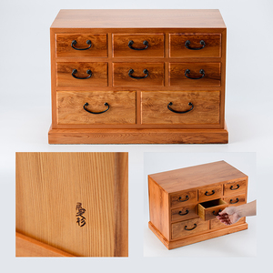 屋久杉で創った 小物たんす 高橋工芸 IB074-021 工芸品 工芸品