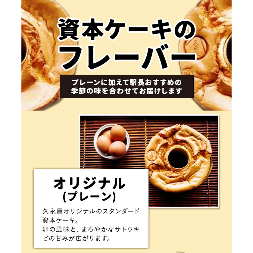 南阿蘇鉄道長陽駅発駅長オススメ資本ケーキ3個セット 久永屋《60日以内に出荷予定(土日祝除く)》シフォンケーキ---sms_fhsoshnk_60d_22_16500_3set---