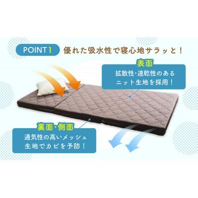 ふるさと納税 豊郷町 ぷちスリム セミシングル ブルー 8cm 高反発マットレス[53820549] |  | 01
