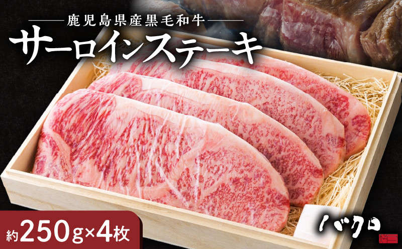 
                  サーロインステーキ 1枚250g 4枚入り　A152-002
                