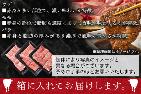 ★数量限定★＜宮崎牛 焼肉 3種セット（ウデ・モモ・バラ）合計1.2kg＞1か月以内に順次出荷【 牛 肉 牛肉 宮崎牛 和牛 黒毛和牛 ウデ モモ バラ 焼肉 BBQ ミヤチク -】