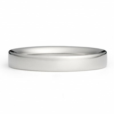 【ふるさと納税】純チタン平打リング(幅3mm)10号【1643972】